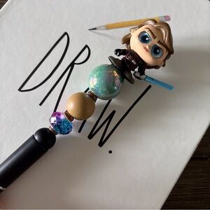 Disney Doorables: Star Wars: Anakin Skywalker handmade beaded pen